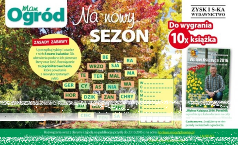 Konkurs "Na nowy sezon"