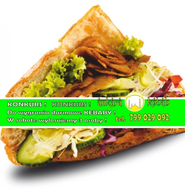 Konkurs "Pyszny kebab" Suwałki, do godz. 12:00