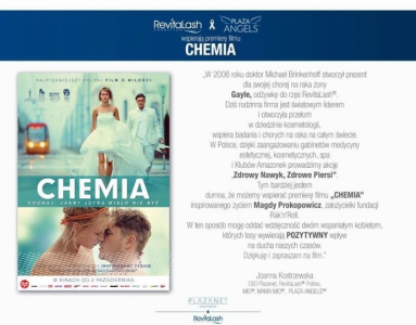 Wygraj 1 z 5 podwójnych biletów na film CHEMIA