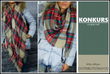 Wygraj szal w szkocką kratę