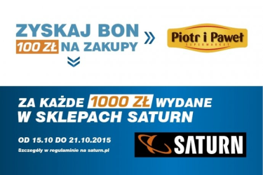 Zyskaj bon 100 zł na zakupy w supermarkecie Piotr i Paweł