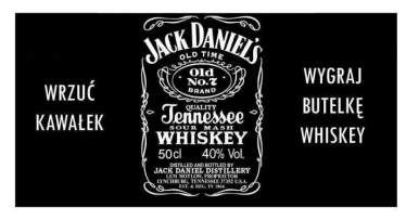 Wygraj butelkę JACKA DANIELSA