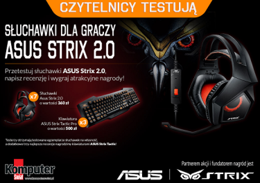 Konkurs Asus – do wygrania słuchawki i klawiatury dla graczy