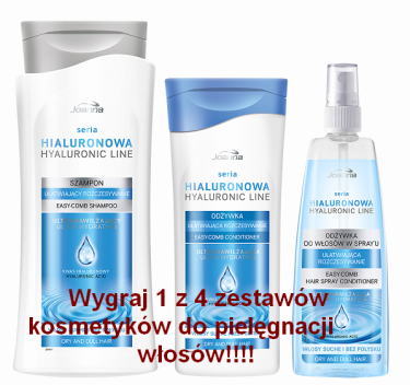 Wygraj 1 z 4 zestawów kosmetyków do pielęgnacji włosów - seria hialuronowa