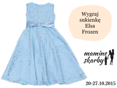 Wygraj sukienkę Elsa Frozen