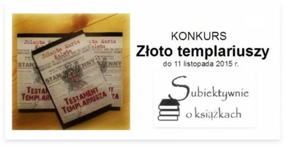Wygraj książkę "Testament Templariusza"
