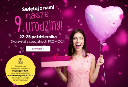 Konkurs "9 urodziny Olive.pl"