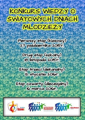 Konkurs wiedzy o Światowych Dniach Młodzieży