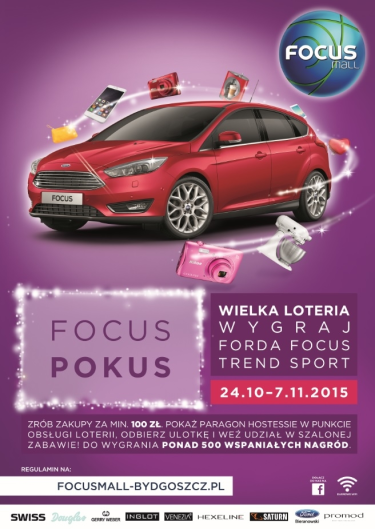 Wygraj Forda Focusa w Focus Mall Bydgoszcz