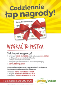 Konkurs "Wygrać to Pestka"