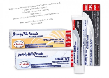 Opisz swój wymarzony uśmiech. I zgarnij zestaw 3 past do zębów!