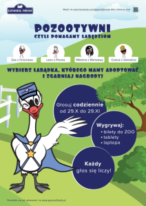 Konkurs "Pozootywni - pomagaj łabędziom i zdobądź nagrody"