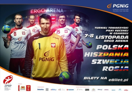 Wygraj bilety na Międzynarodowy Turniej w Piłce Ręcznej Mężczyzn w Ergo Arenie