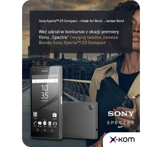 Konkurs z Xperia Z5 Compact i Bondem… Jamesem Bondem