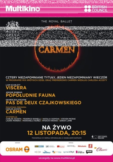Wygraj bilety na "Carmen" w Multikinie Kraków, Gdynia, Warszawa
