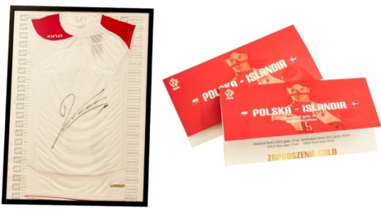 Wygraj bilety na Polska - Islandia i koszulkę z autografem Lewandowskiego