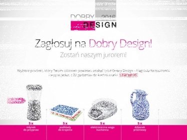 Konkurs "Zagłosuj na Dobry Design 2016"
