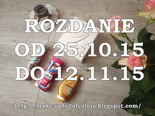 Konkurs z okazji I roku blogu make-upfullofcolors.blogspot.com