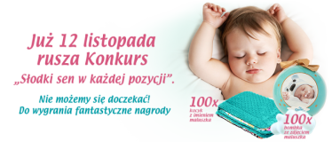 Konkurs fotograficzny "Słodki sen w każdej pozycji"