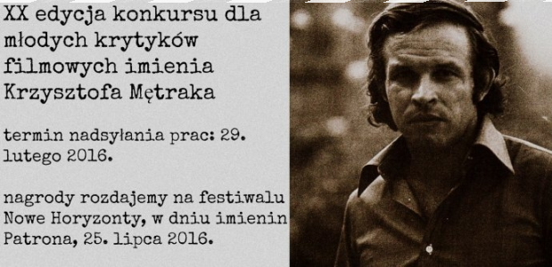 Konkurs o nagrodę im. Krzysztofa Mętraka