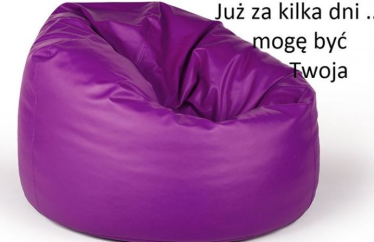 Wygraj pufę w kolorze fioletowym