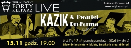 Konkurs "Kazik & ProForma" Kraków do godz. 10:00