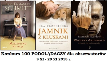 Konkurs 100 PODGLĄDACZY