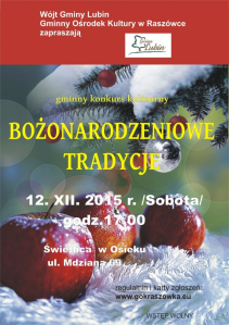 Konkurs kulinarny "Tradycje Bożonarodzeniowe" w Gminie Lubin