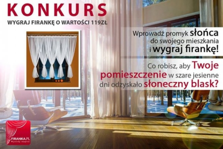 Wygraj firankę o wartości 119zł