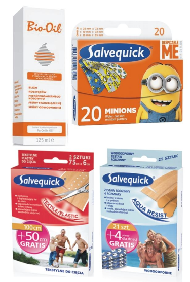 Wygraj zestaw nagród od marek Bio-Oil oraz Salvequick