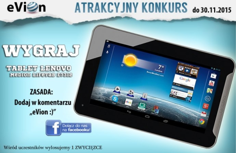 Wygraj tablet od eVion
