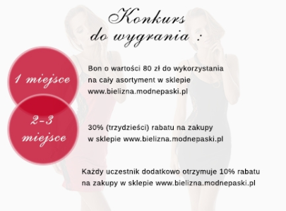 Zgarniaj nagrody od Bielizna.ModnePaski.pl