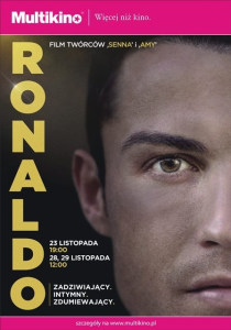 Wygraj bilety na film 'Ronaldo' w Multikinie Gdańsk, Katowice, Warszawa Ursynów, do godz. 10:00