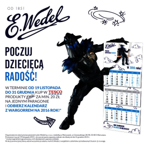 Zrób zakupy i weź kalendarz Wargorr gratis TESCO