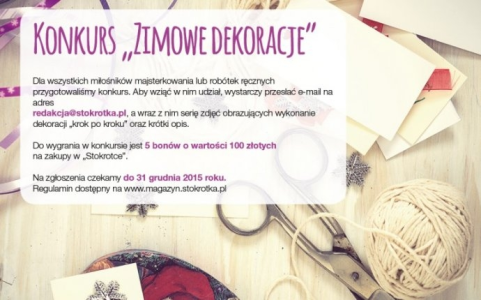 Konkurs "Zimowe dekoracje"