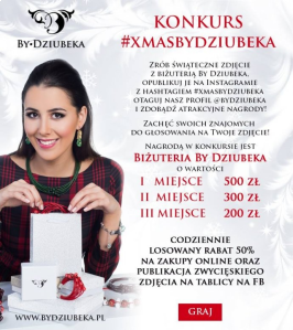 Konkurs "Świąteczne zdjęcie z biżuterią By Dziubeka"