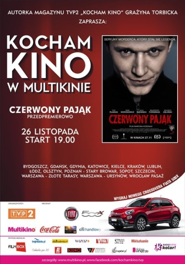 Wygraj bilety na film "Czerwony Pająk" do Multikina: Gdynia, Łódź, Wrocław, do godz. 10:00