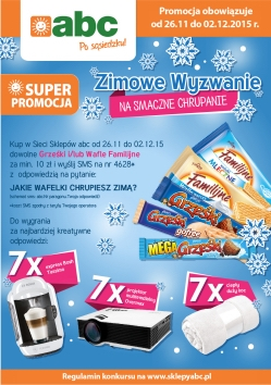 Konkurs "Zimowe wyzwanie na smaczne chrupanie"