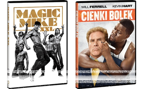 Wygraj filmy "Cienki Bolek" i "Magic Mike XXL" na DVD
