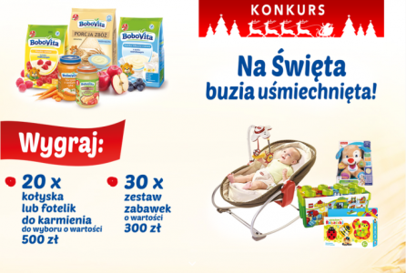 Konkurs "Na Święta buzia uśmiechnięta"