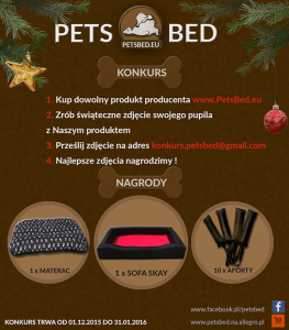 Konkurs fotograficzny "Świąteczny PetsBed.eu"