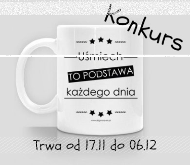 Konkurs "Mój poranek z kawą/herbatą do wygrania kubek"