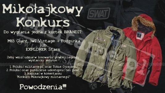 Wygraj zimową kurtkę od militarne.pl