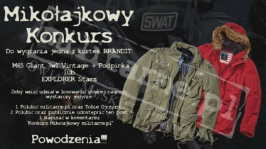 Wygraj zimową kurtkę od militarne.pl