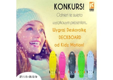 Wygraj deskorolkę Deckboard od Kidz Motion