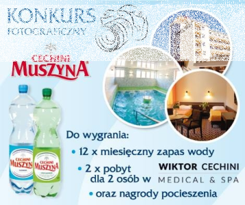 Konkurs "Cechini Muszyna przy Tobie przez cały rok"