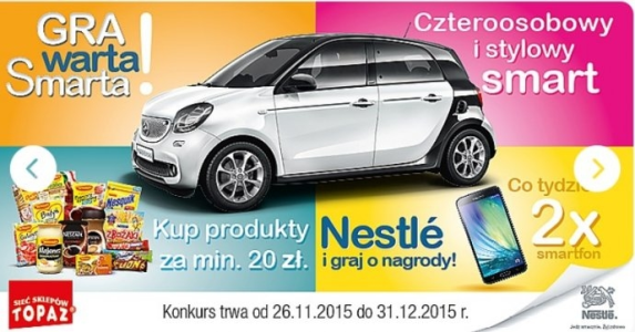 Konkurs "Gra warta Smarta - Topaz"