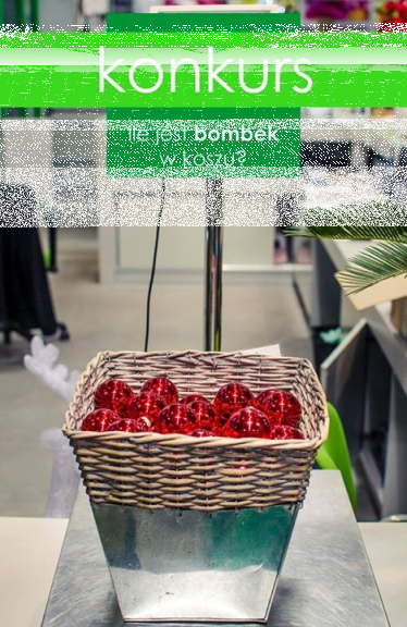 Konkurs "Ile jest bombek w koszu?"