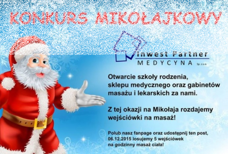 Konkurs "Wygraj masaż ciała" Goleszów