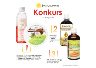 Konkurs "Zgarnij Świąteczne nagrody od ŚwiatOlejków"